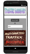 Automated Traffick Booster for website and blogs. screenshot 1