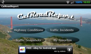 CalRoadReport Travel & Traffic screenshot 2