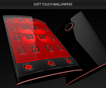 Next launcher theme SoftRed screenshot 1