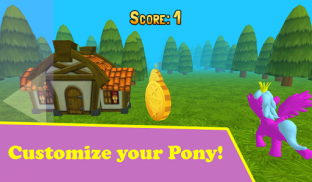 Running Pony 3D: Little Race screenshot 13