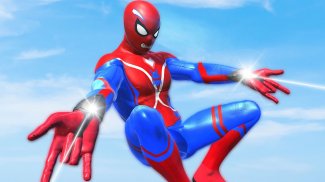 Iron Spider Rope Hero - Superhero Games screenshot 0
