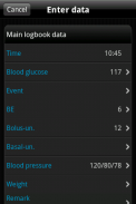 SiDiary Diabetes Management screenshot 1