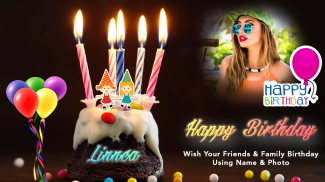 Name Photo On Birthday Cake screenshot 1