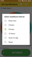 One Tap RAM Booster ✈ screenshot 2