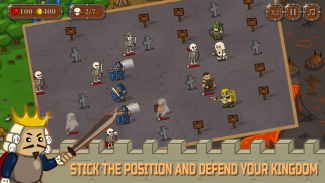 Tiny Tower Defense:Offline Defend Castle Game screenshot 0