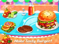 बर्गर निर्माता फास्ट फूड रसोई खेल screenshot 4