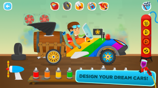 Free car game for kids and toddlers - Fun racing screenshot 1