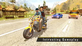 Sports Bike Taxi Sim 3D - Free Taxi Driving Games screenshot 6