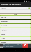 Fifth Edition Custom Builder screenshot 0