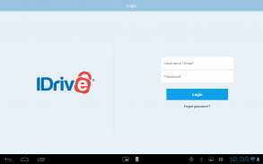 IDrive Online Backup screenshot 1