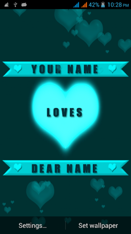 Valentine Name Live Wallpaper 1 0 Download Apk For Android Aptoide