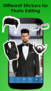 Formal Men Photo Suit: Photo Editor Hair, Mustache screenshot 1