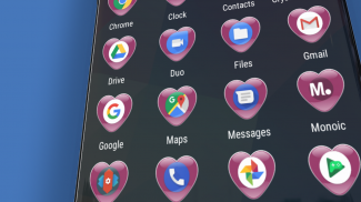 Crystal Heart - Pink : Icon Mask for Nova Launcher screenshot 4