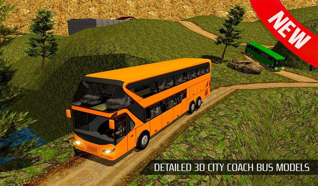 Simulador de ônibus subida offroad moderno: ônibus de transporte de ônibus  de montanha de van::Appstore for Android