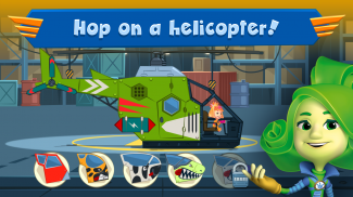 The Fixies Helicopter Game! Fiksiki Fixing Games! screenshot 0