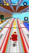 Subway Santa Claus Runner Xmas screenshot 0