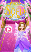 Princesse Sofia Home: makeup 👸 & dress up👗Game screenshot 0