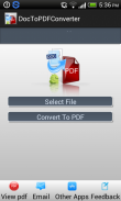 Doc para PDF Converter screenshot 3