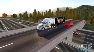 Truck Simulator America 2 Free screenshot 1
