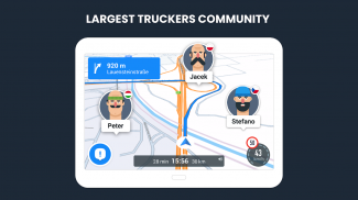 RoadLords - Navegación GPS gratis para camiones screenshot 8