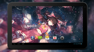 Fan Anime Live Wallpaper of Reimu Hakurei screenshot 3