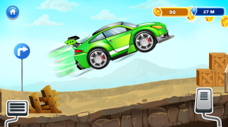Kids Car hill Racing Car Game screenshot 1