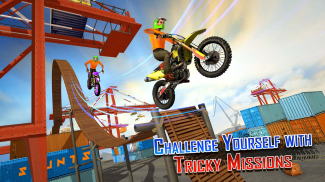 Tricky Bike Stunt Race : Bike Racing Games screenshot 1