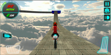 Crazy Bike Driving Simulator Impossible Sky Tracks screenshot 3