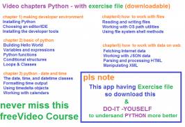 Learn  Python - Video course with exercise file screenshot 2