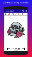 How to Draw Skull Tattoo Easy screenshot 9