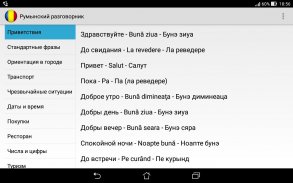 Румынский разговорник для туристов screenshot 5