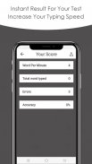 Typing Master Speed Test Fast screenshot 5