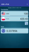 US Dollar to Polish Zloty screenshot 2