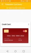 Swipeable Card Demo screenshot 1