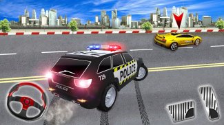 شرطة الطريق السريع مطاردة في مدينة - جريمة سباق أل screenshot 0