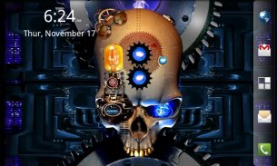 Steampunk Skull Live Wallpaper screenshot 6