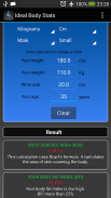 Ideal Weight Stats - BMI / BFI screenshot 5