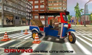 City Taxi Auto Rickshaw Game screenshot 2