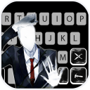 Creepy Slenderman Teclado Icon