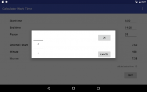 Work Time Calculator screenshot 0
