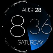 ZION Blue - digital watch face screenshot 3