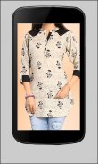 Women Short Kurta Tops Photo screenshot 1