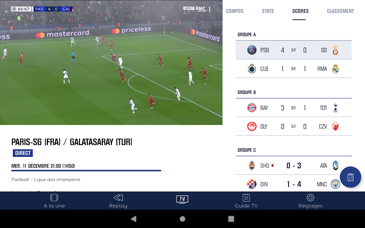 RMC Sport – Live TV, Replay - Apps on Google Play