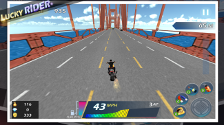 Lucky Rider - Crazy Moto Racing Game screenshot 3