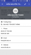 Card Scanner - Tạo danh bạ tự động từ danh thiếp screenshot 6