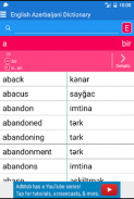 English Azerbaijani Dictionary screenshot 4