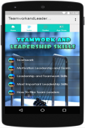 Teamwork and Leadership Skills screenshot 1