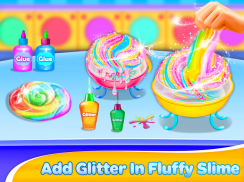 Fluffy Slime Maker DIY Rainbow Fun screenshot 4