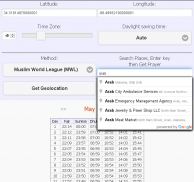 Monthly Prayer Timetable screenshot 3