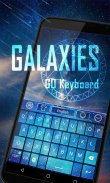 Galaxies GO Keyboard Theme screenshot 1